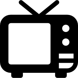 televisión vintage icono