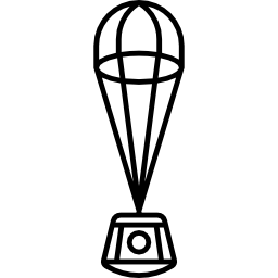 parachute à capsule Icône