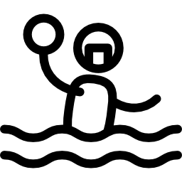 Игрок водного поло иконка