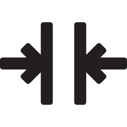unione verticale icona