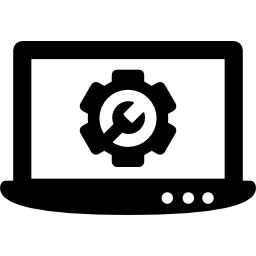 impostazioni del computer portatile icona