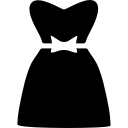 lange strapless jurk met kant icoon