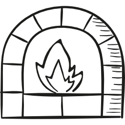 Chimney With Fire icon