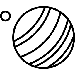 Венера со спутником иконка