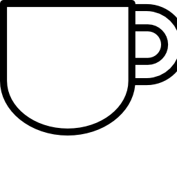duży filiżanka kawy ikona
