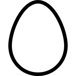 huevo grande icono