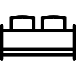 cama de casal Ícone