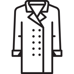 hommes manteau Icône