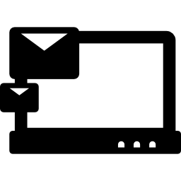 laptop-inbox icoon
