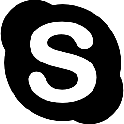 grand logo skype Icône