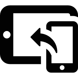 tableta y teléfono móvil icono