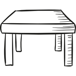 pequena mesa Ícone