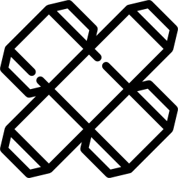 modello di cubo icona