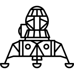 kosmiczny lądownik ikona