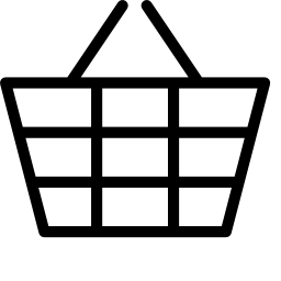 cesta de mercado icono