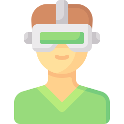 lunettes de réalité virtuelle Icône