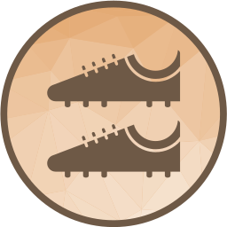 scarpe da calcio icona