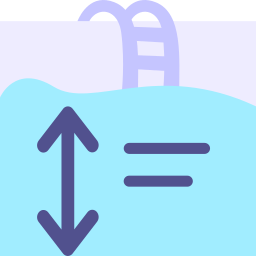 Глубина бассейна иконка