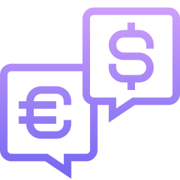 Currency exchange icon