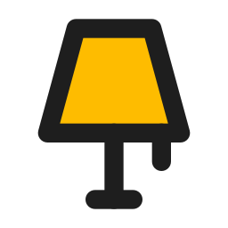 lámpara icono