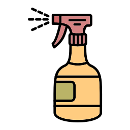 Cleaning spray icon