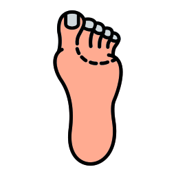 발가락의 색 손실 icon