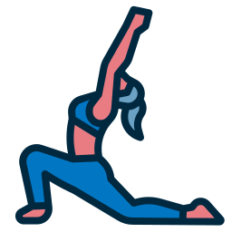 Yoga pose icon