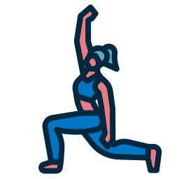 Yoga pose icon