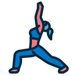 Yoga pose icon