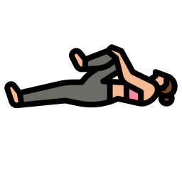 postura de yoga icono