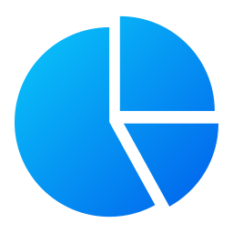 graphique circulaire Icône