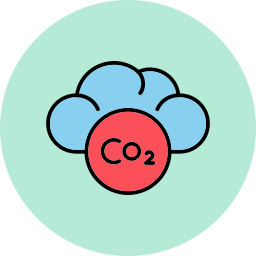 nuage de co2 Icône