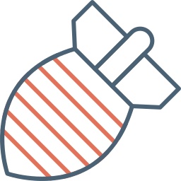 bombe atomique Icône
