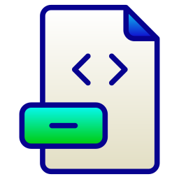 documento html icono