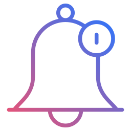 Notification bell icon