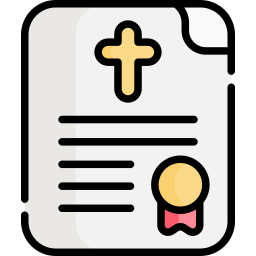 Death certificate icon