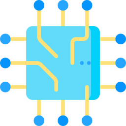 puce électronique Icône