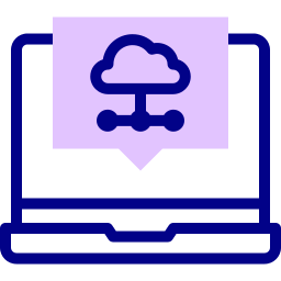 Cloud sharing icon