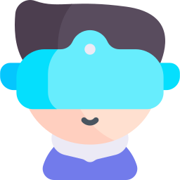 Virtual glasses icon