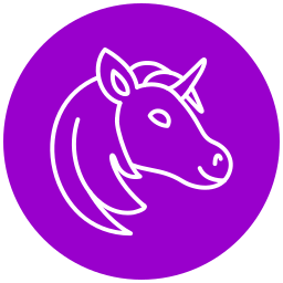 unicorno icona
