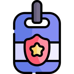 Police card icon