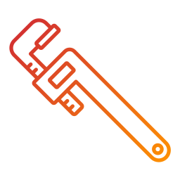 Adjustable wrench icon