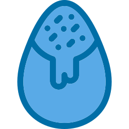 Chocolate egg icon