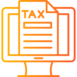 impôt en ligne Icône