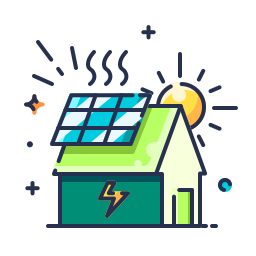 hogar ecológico icono
