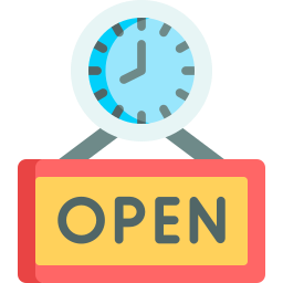 Opening hours icon