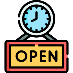 horaires d'ouvertures Icône