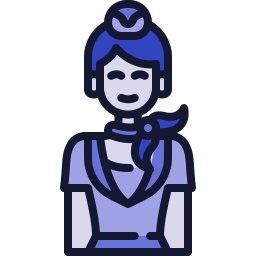 Air hostess icon