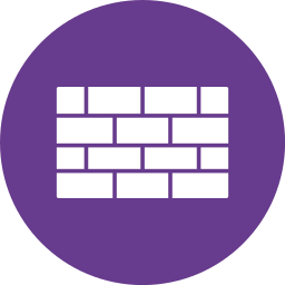 Brick wall icon