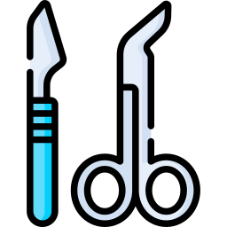 Surgery tools icon